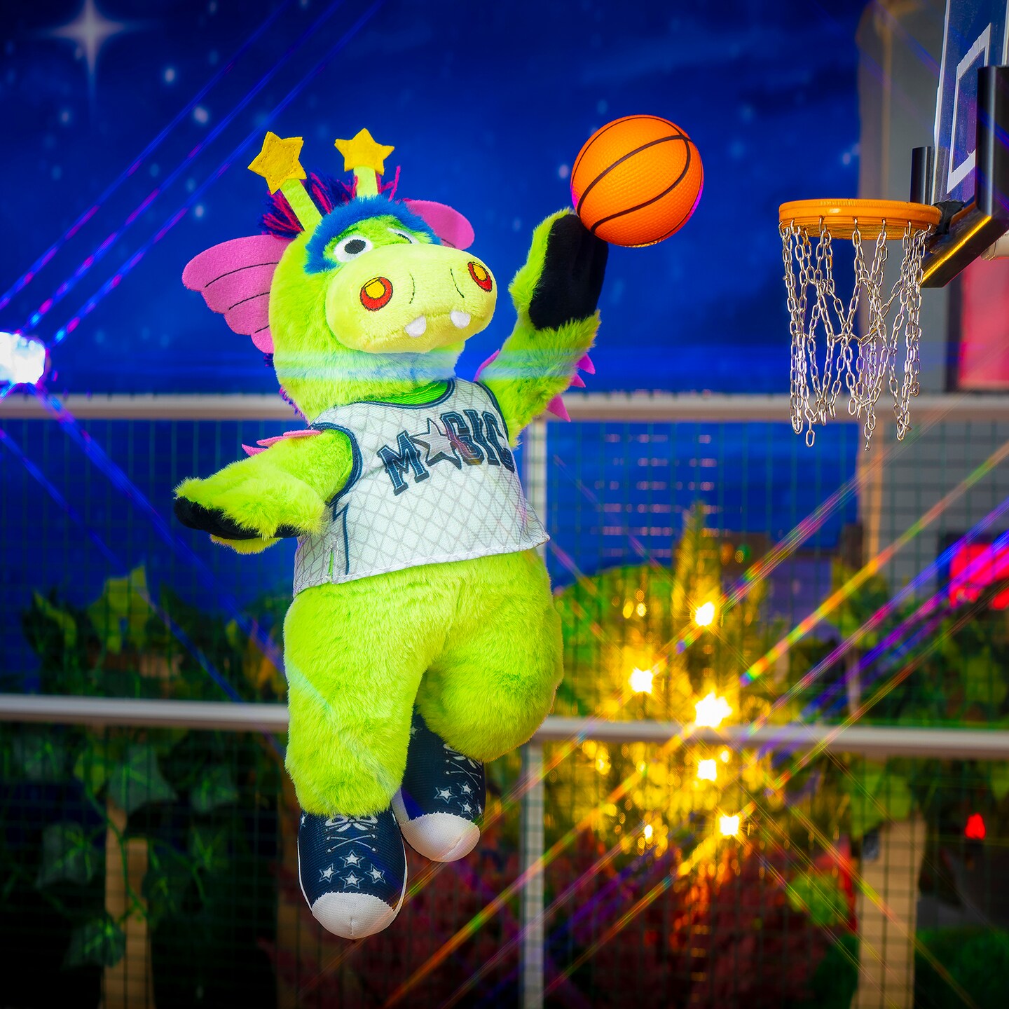 Bleacher Creatures Orlando Magic Stuff The Magic Dragon 10&#x22; Mascot Plush Figure (City Edition &#x27;24-&#x27;25)