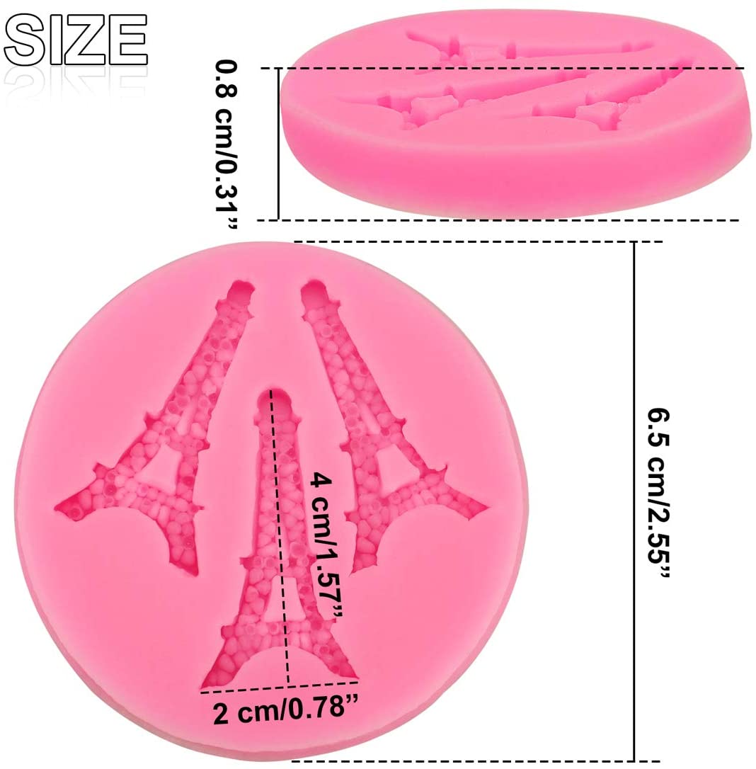 Eiffel Tower Trio Silicone mold