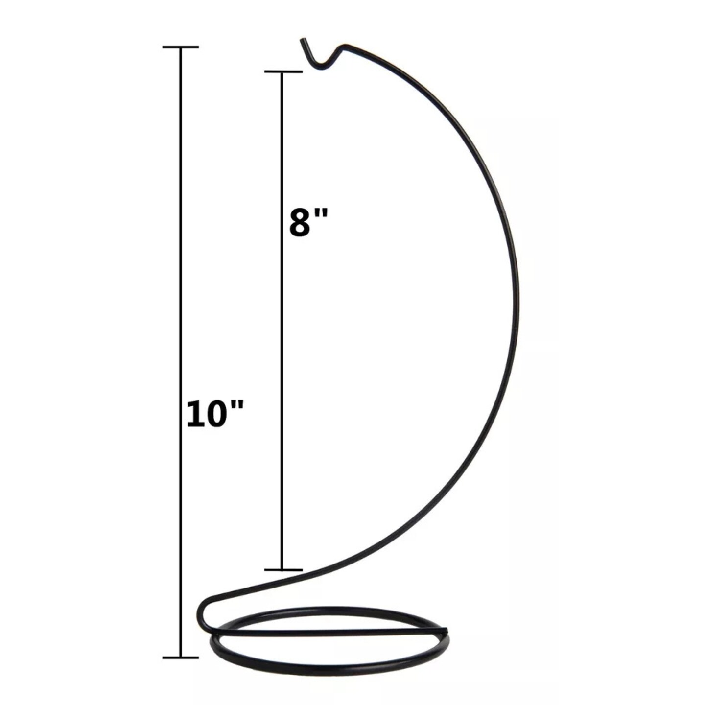 Kitcheniva 10" Ornament Display Stand Wire Hanger Holders Pack of 6