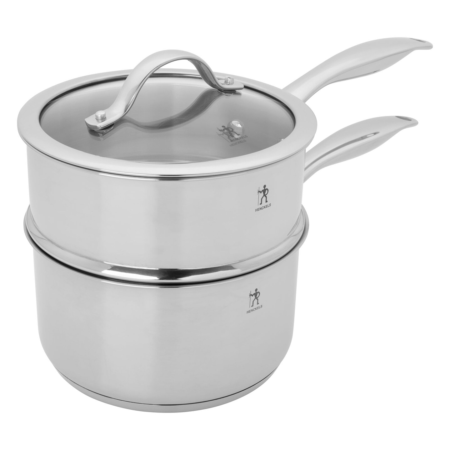Henckels Aragon 2.5-qt Stainless Steel Saucepan with lid &#x26; steamer insert