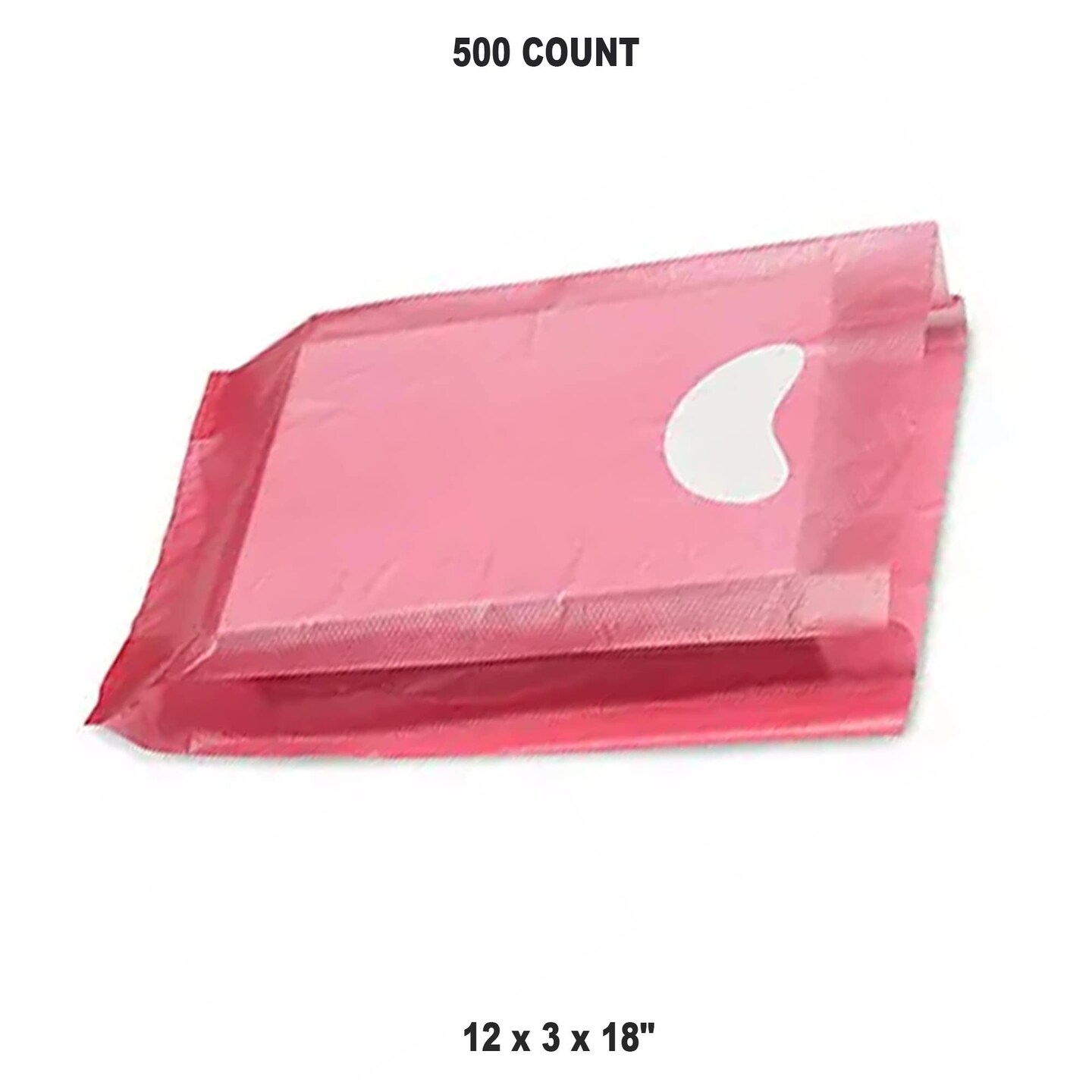 Merchandise Bags 12&#x22; x 3&#x22; x 18&#x22; for Red