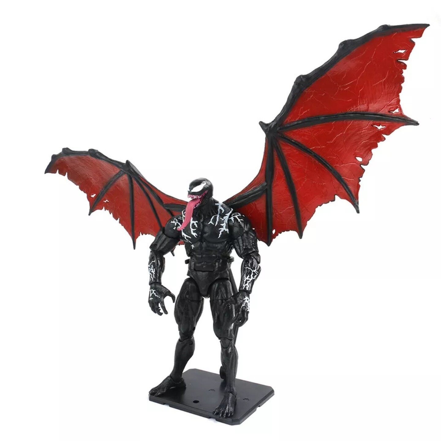 Kitcheniva Movable Venom Action Figure with Brackets Wings Toy Gift 7&#x22;