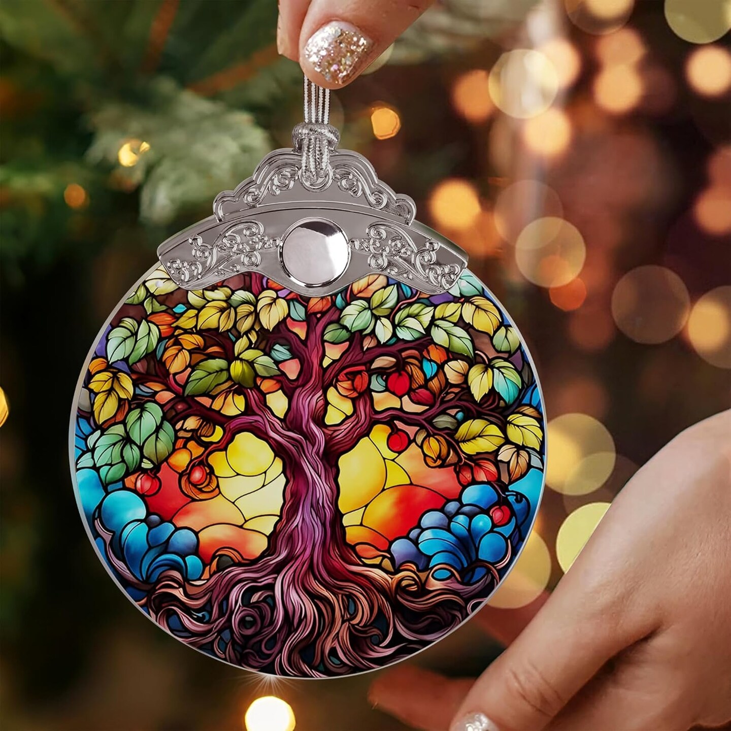 Tree of Life Ornament - Jocidea Tree of Life Christmas Ornament - Tree of Life Decor Gift - Holiday Keepsake - Stocking Stuffer - Tree of Life Gifts
