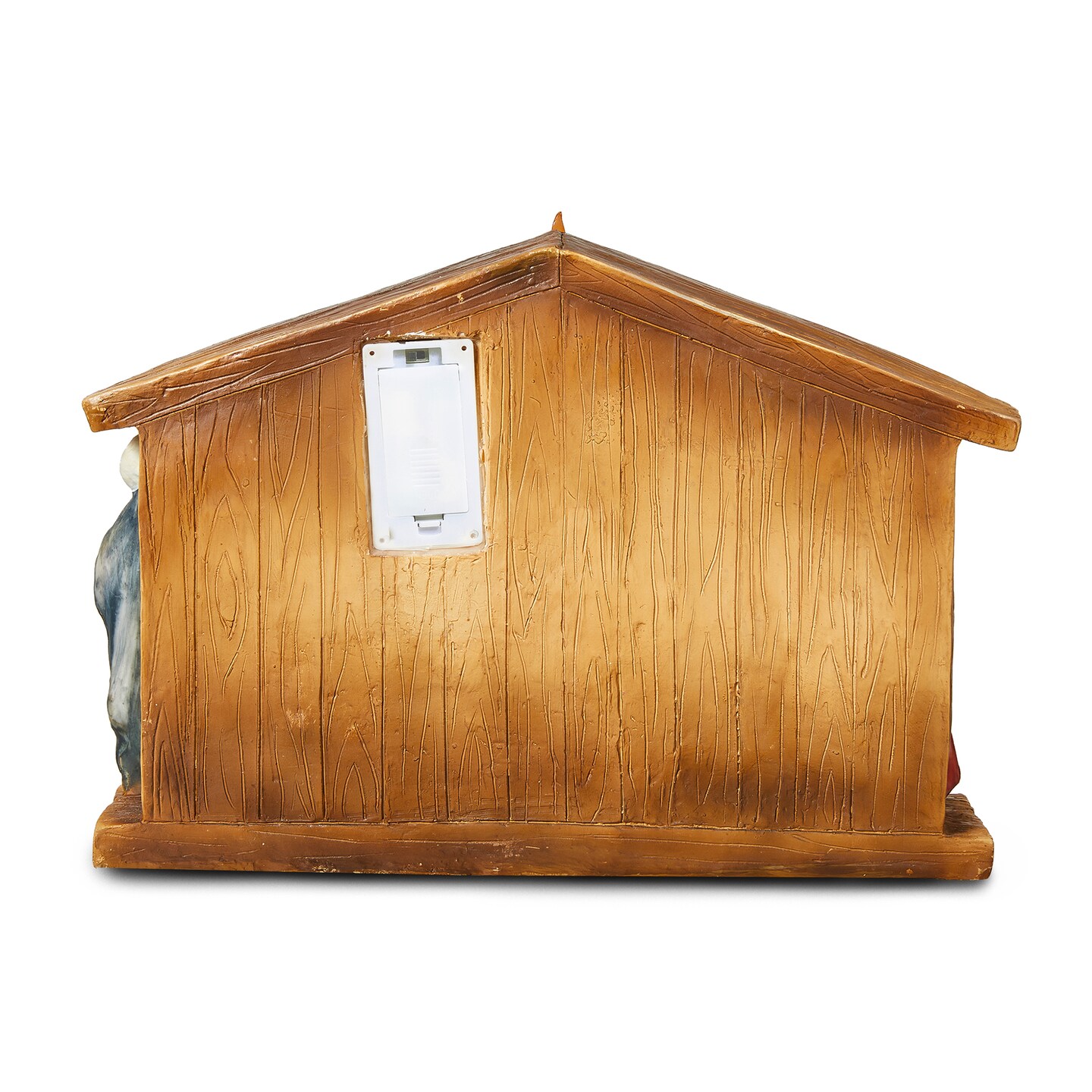 Set of 2 12.5&#x22;L Lighted Resin Nativity House
