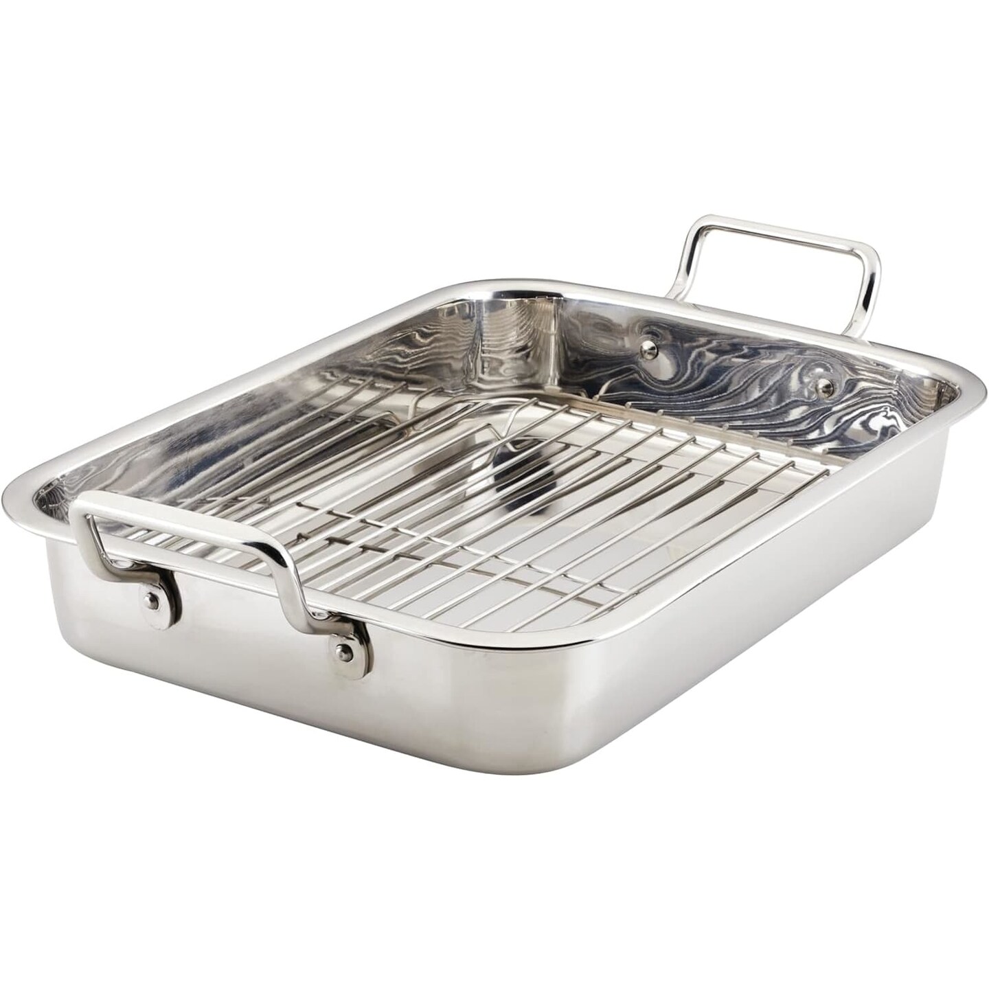 Farberware Stainless Steel Roaster with Rack – 16-Inch Durable Roasting Pan for Perfectly Cooked Meats and Vegetables