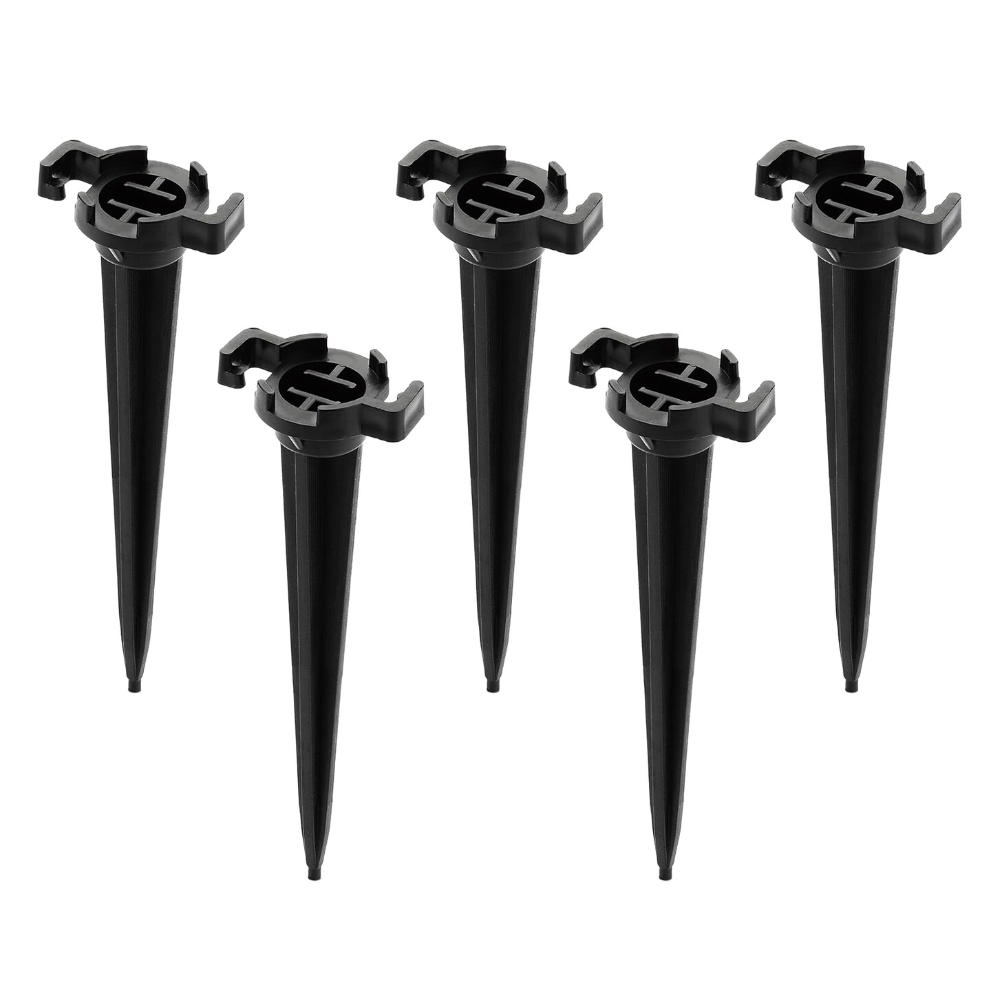 Northlight C7 and C9 Outdoor Christmas Light Stakes - 5" - Black - 100pc