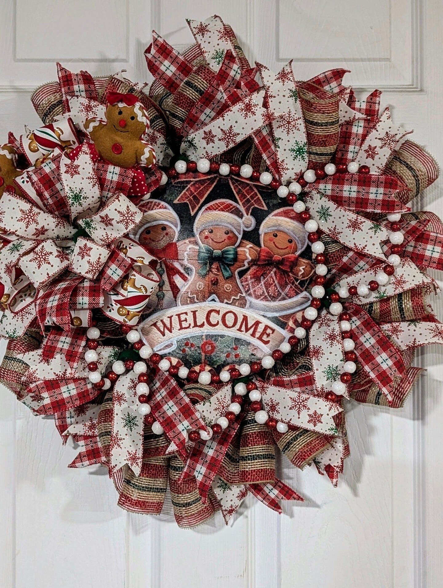Gingerbread Wreath, Gingerbread Decor, Wreath, Christmas Wreath