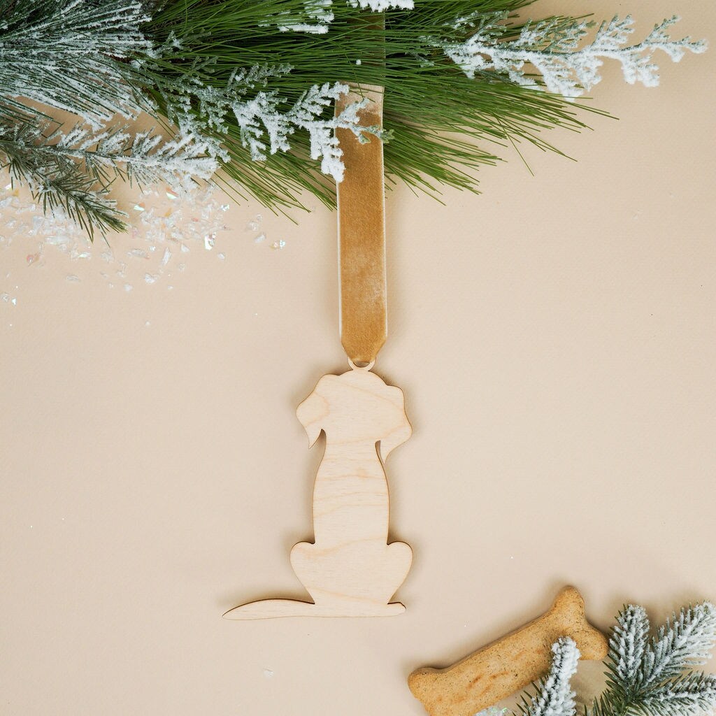 Dog Christmas Ornament, From 4"- 8", Wood Craft & Gift | Woodpeckers