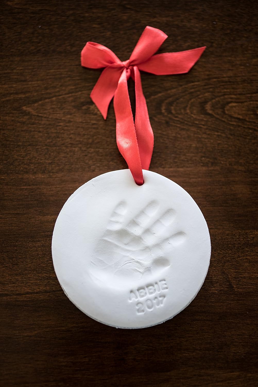 Baby Ornament Keepsake Kit 2 EASELS! Baby Shower Gifts, Baby Footprint Kit and Handprint Kit, Personalized Baby Gifts, Baby Christmas Gifts, Baby&#x27;s First Christmas Ornament Maker
