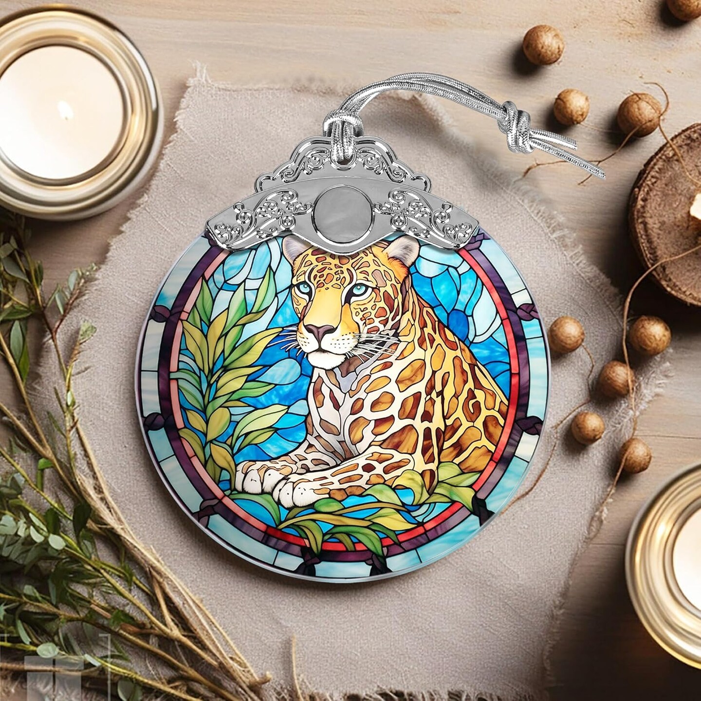 2024 Christmas Ornament, Leopard Christmas Ornaments, Leopard Ornaments for Christmas, Christmas Tree Ornaments, Holiday Decor