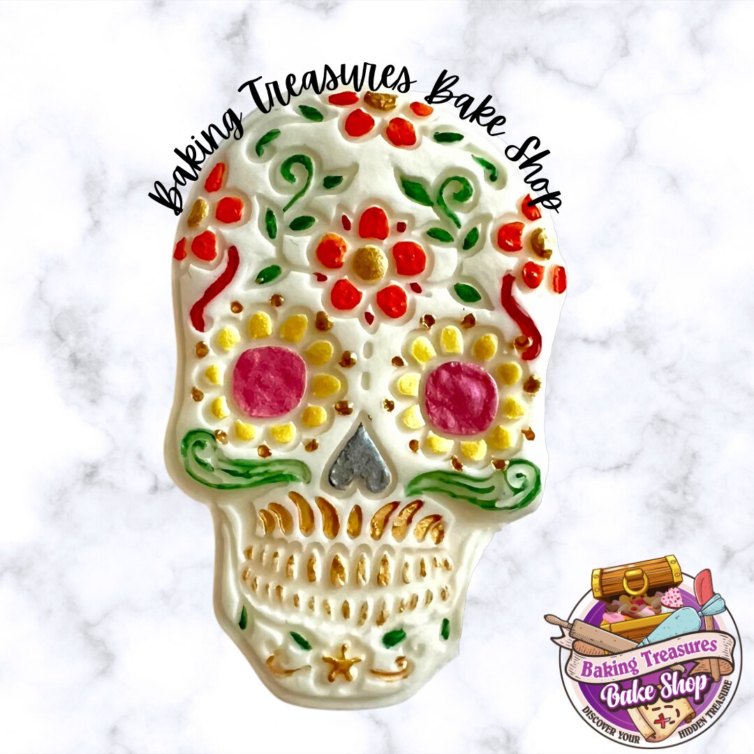 Day Of the Dead Sugar Skull Silicone Mold