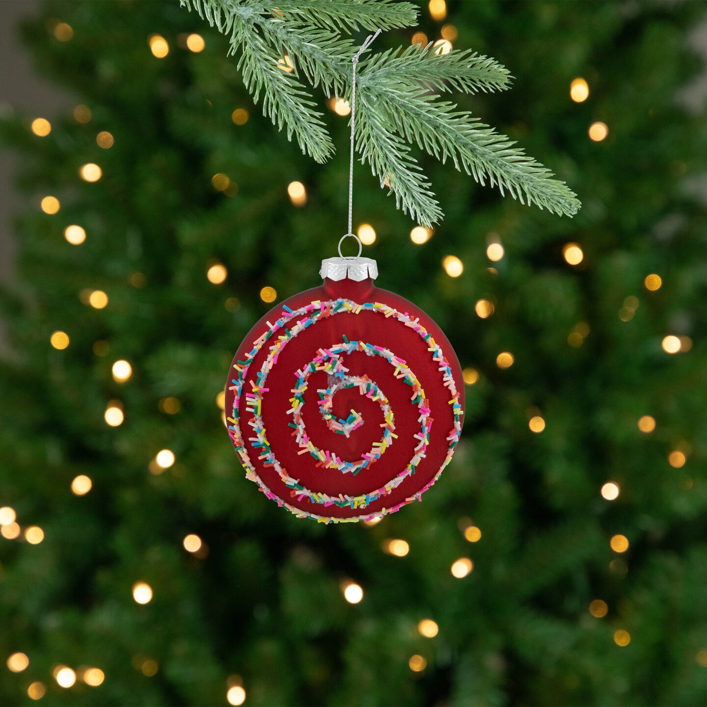 Northlight Christmas Cookie Glass Ornaments - 3.75&#x22; - Multi-Color - 6ct