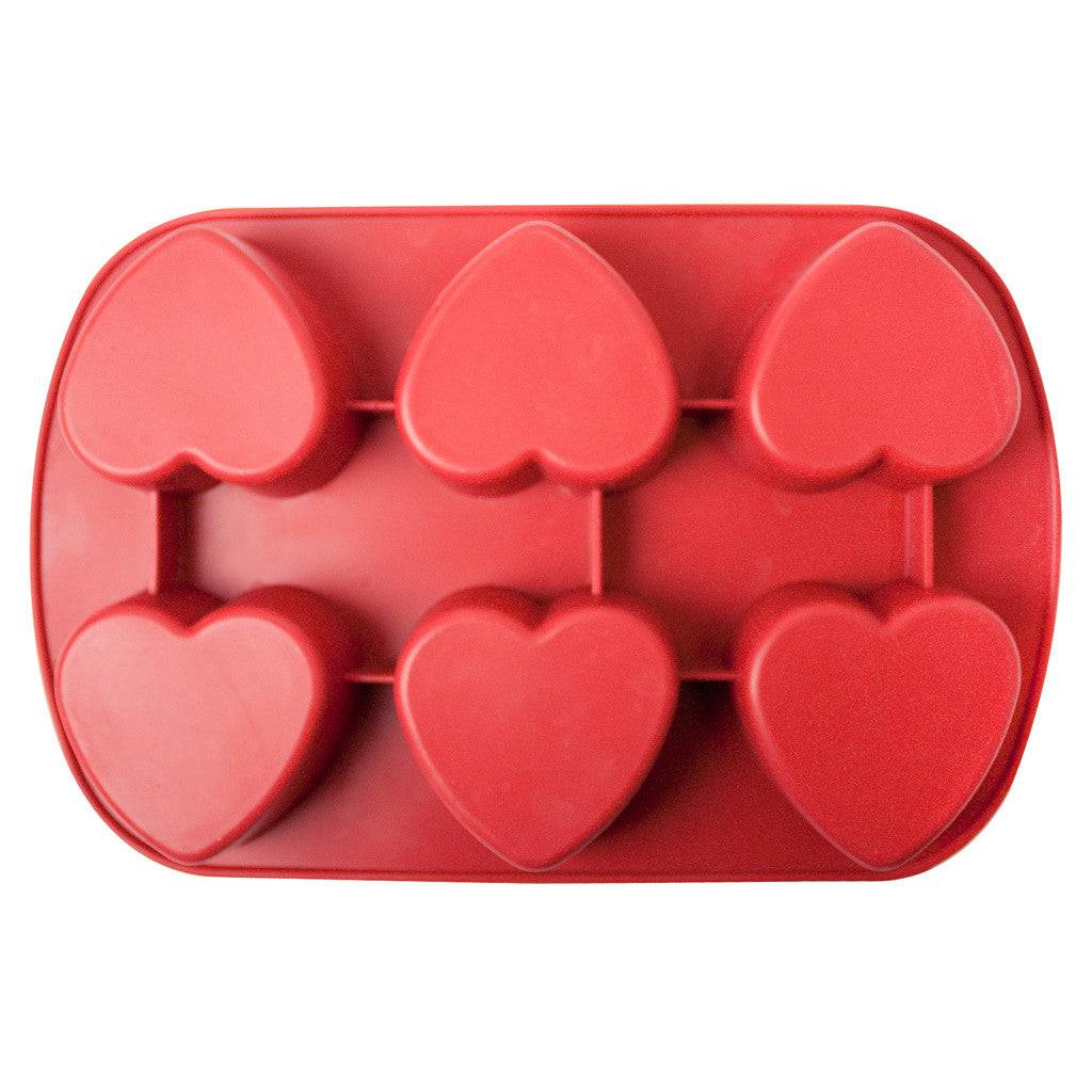 Silicone Mold - Heart Shaped Mold for Soap Making