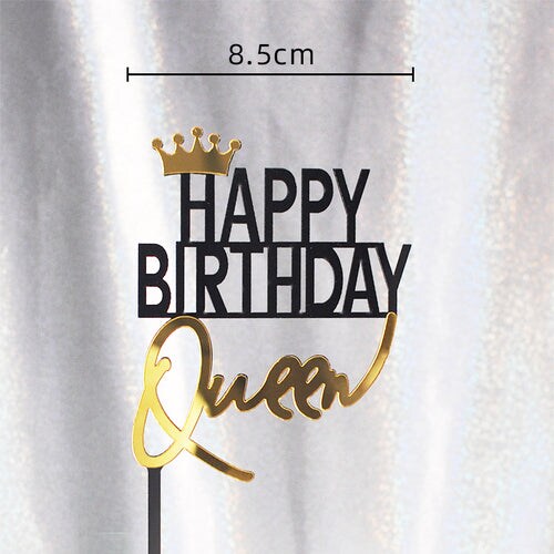 Queen Birthday Cake Topper *