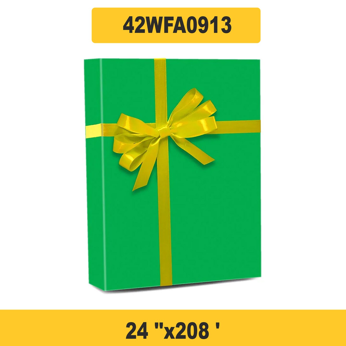 Classic Solid Wrapping Paper 24&#x22; x 208&#x27; 60 lbs for Small Gifts