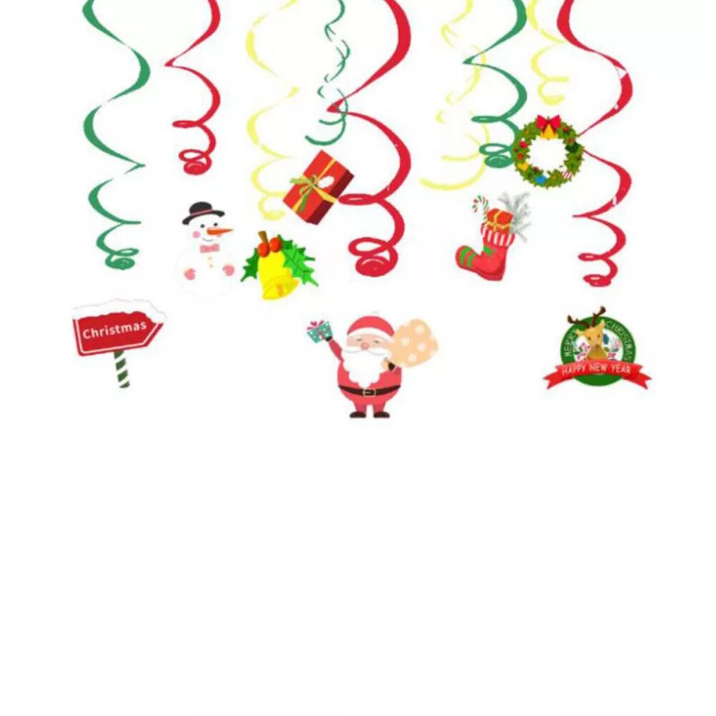 Kitcheniva 12&#x22; Christmas Banner Balloon Arch Set