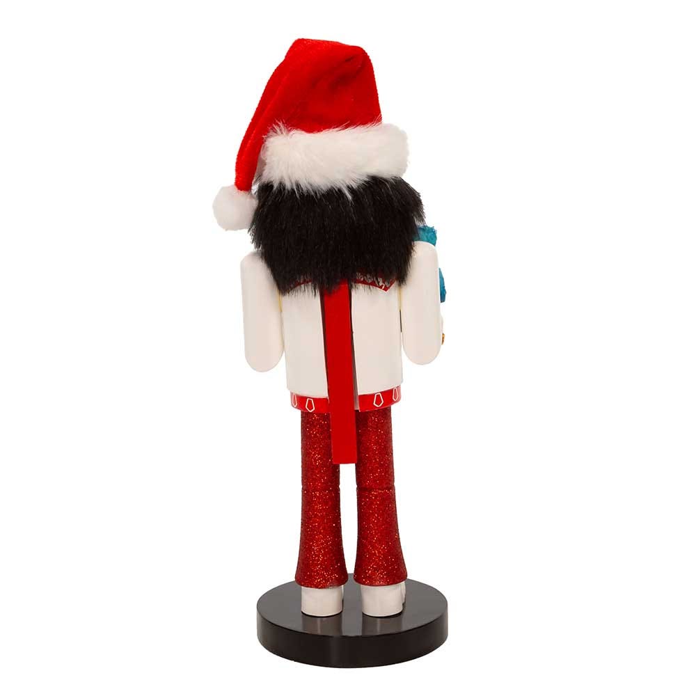Kurt Adler 10-Inch Elvis Presley&#xAE; With Teddy Bear Nutcracker
