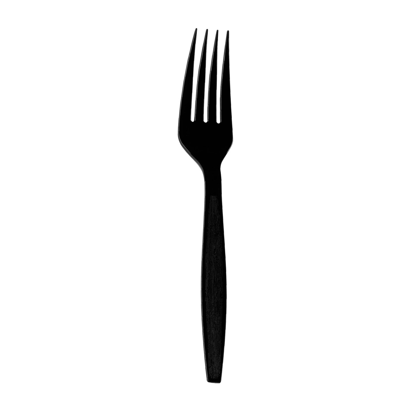 Black Plastic Disposable Forks (1000 Forks)