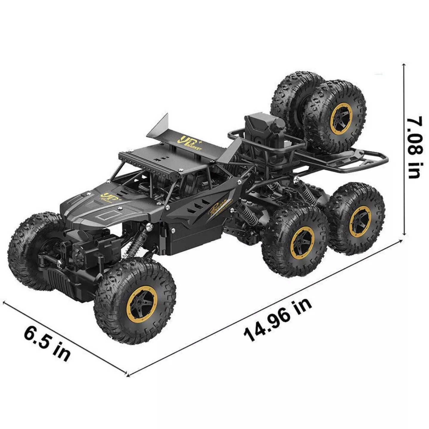 Kitcheniva Off Road Rock Crawler Monster Truck 1:10 Rechargeable RC Remote Control Kids Toy