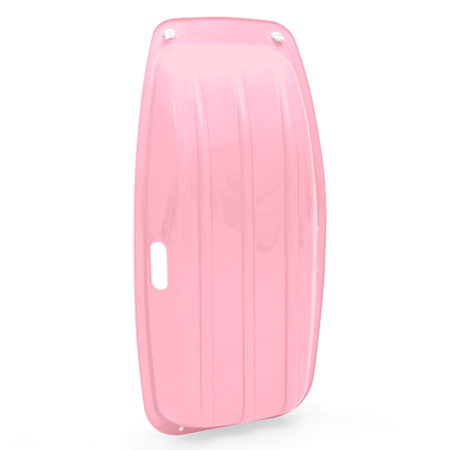 Best Choice Products 35in Kids Outdoor Plastic Sport Toboggan Winter Snow Sled Board w/ Pull Rope, 2 Handles