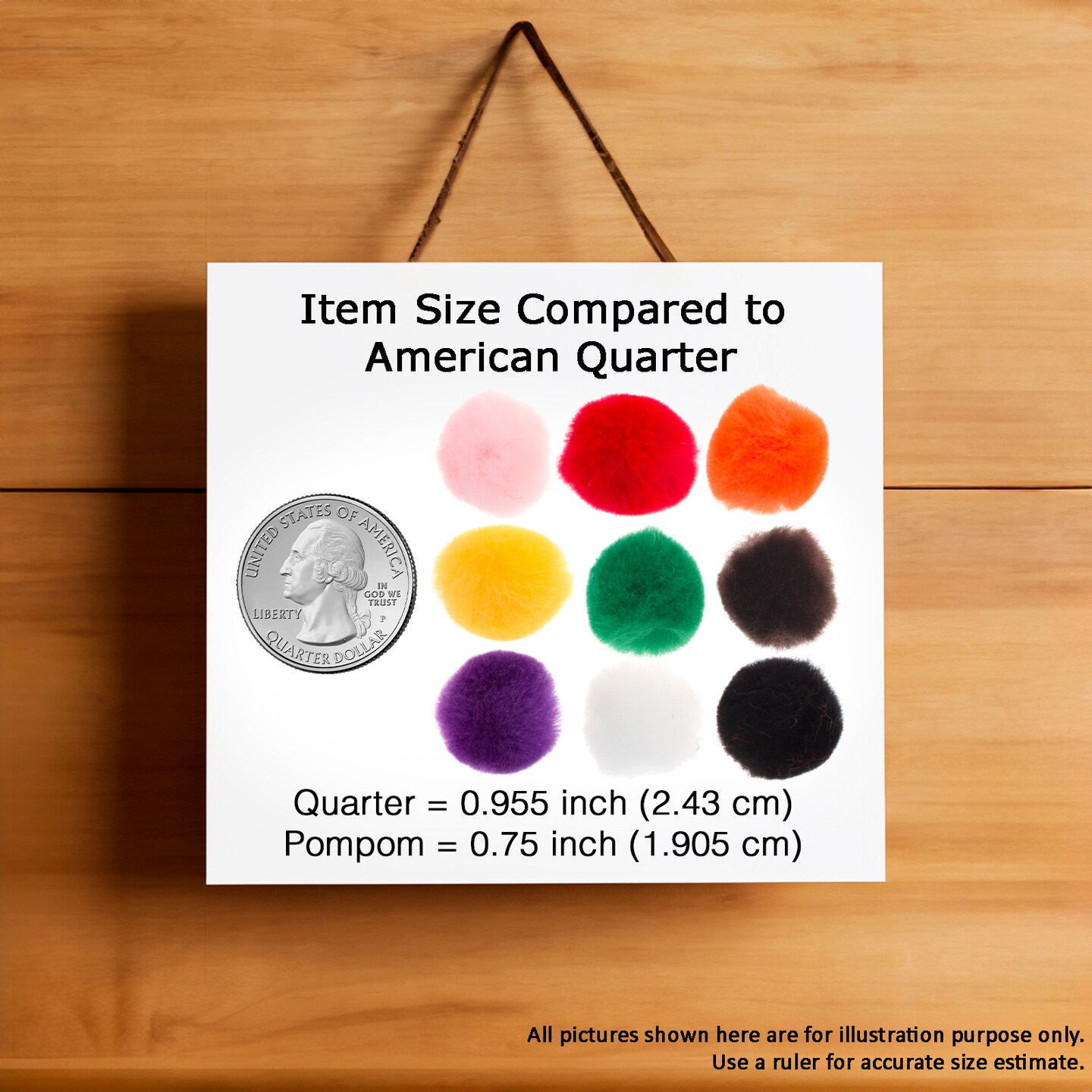 John Bead 0.75&#x22; Pom Poms, 100ct.