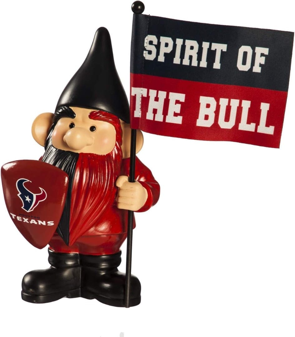 Houston Texans Gnome with Flag Spirit of the Bull