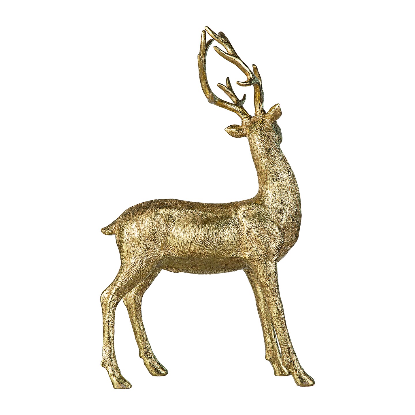 Set of 4 16.25&#x27;&#x27;H Resin Christmas Standing Reindeer Table Decor