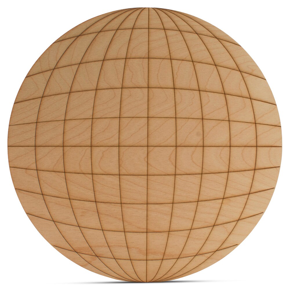 New Years Wood Disco Ball Cutout, From 6"- 22", Decor | Woodpeckers