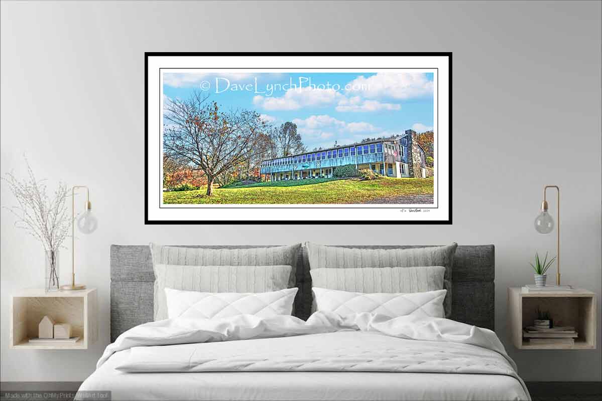 Syria VA Virginia GRAVES MOUNTAIN LODGE Panoramic Gifts Wall Map Image Skyline Framed Canvas Art Photography Print by Dave Lynch product 5