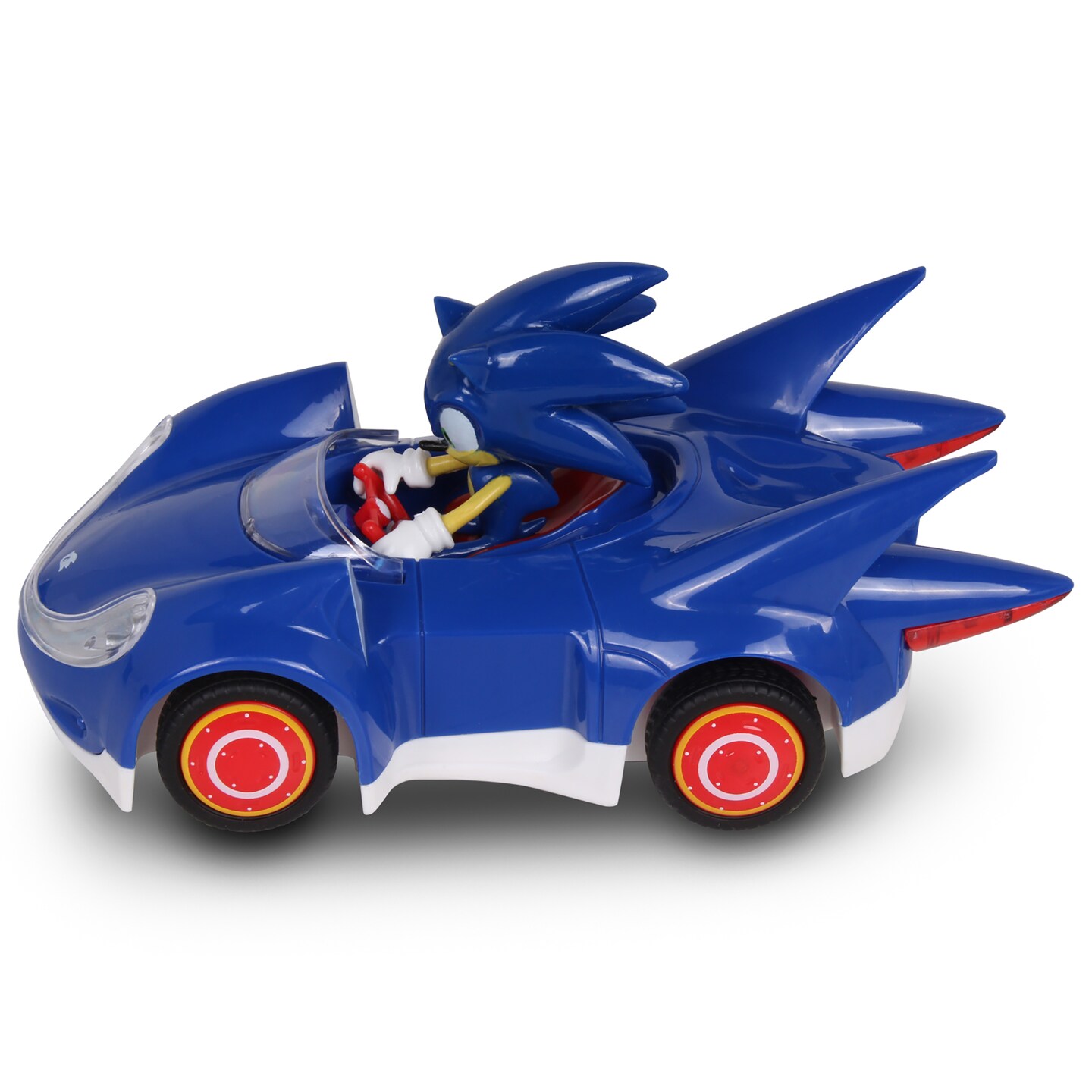 Sonic &#x26; Sega All-Stars Racing RC: Sonic - NKOK (681), 1:28 Scale 2.4GHz Remote Controlled Car, 6.5&#x22; Compact Design, Officially Licensed Sega Sonic The Hedgehog, Battery Powered, Transmit Up To 150&#x27;, Ages 6+