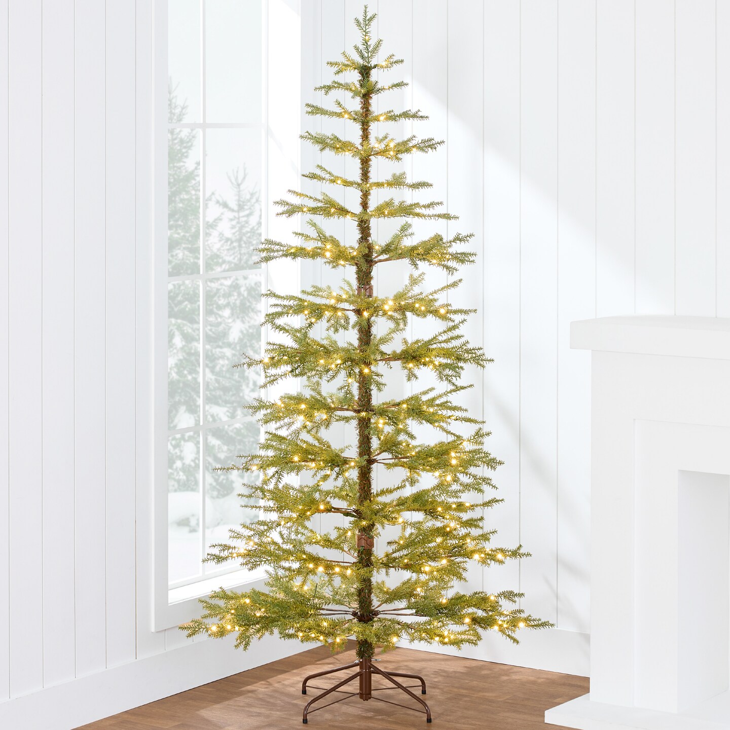 Best Choice Products Pre-Lit Sparse Christmas Tree w/ 2-in-1 LED Lights, Cordless Connection