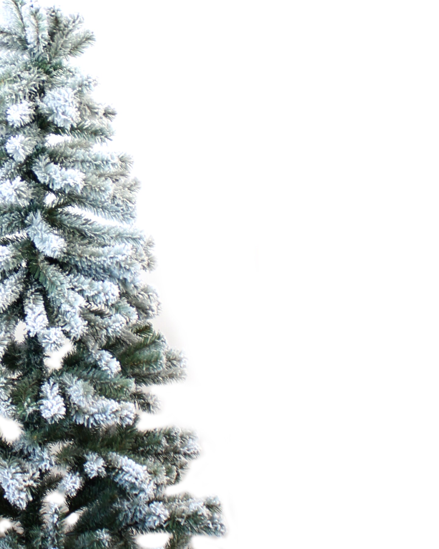 Perfect Holiday PVC Christmas Tree Snow Flocked