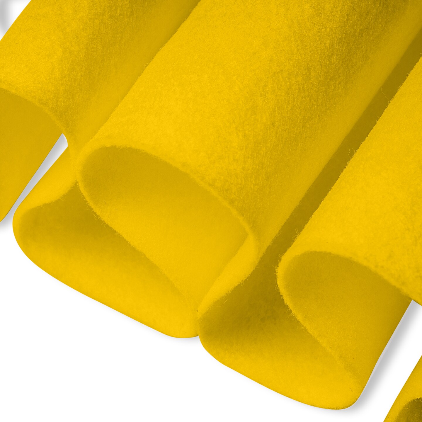 FabricLA Craft Felt Fabric - 18&#x22; X 18&#x22; Inch Wide &#x26; 1.6mm Thick Felt Fabric - Yellow A4 - Use This Soft Felt for Crafts - Felt Material Pack