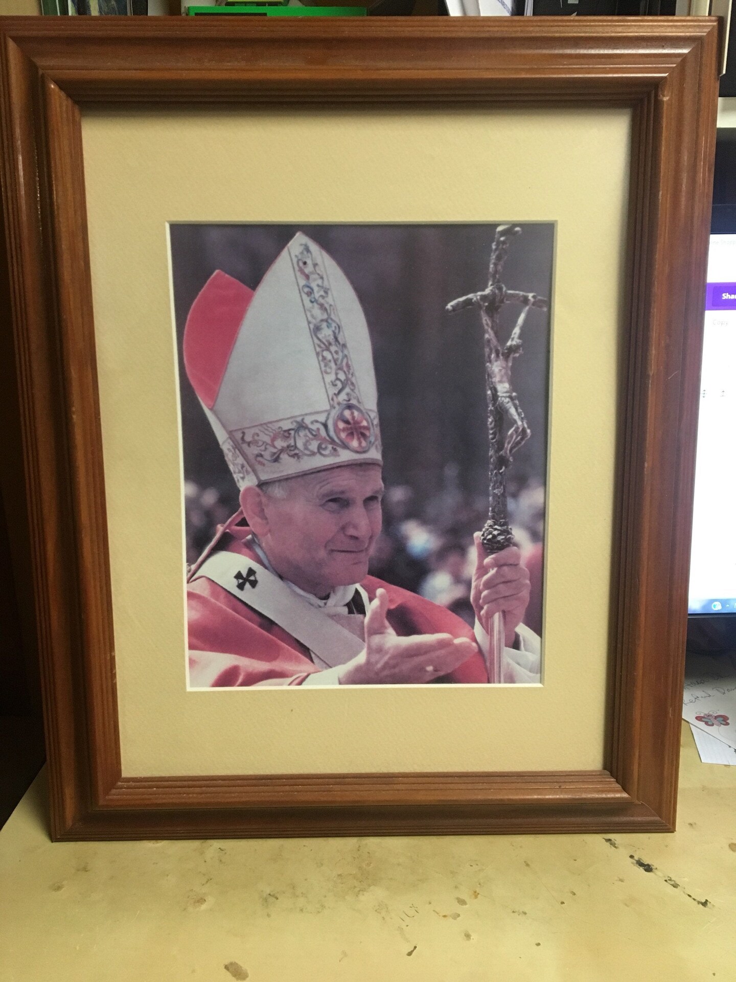 John paul II Framed Wall Art 11x14 inch