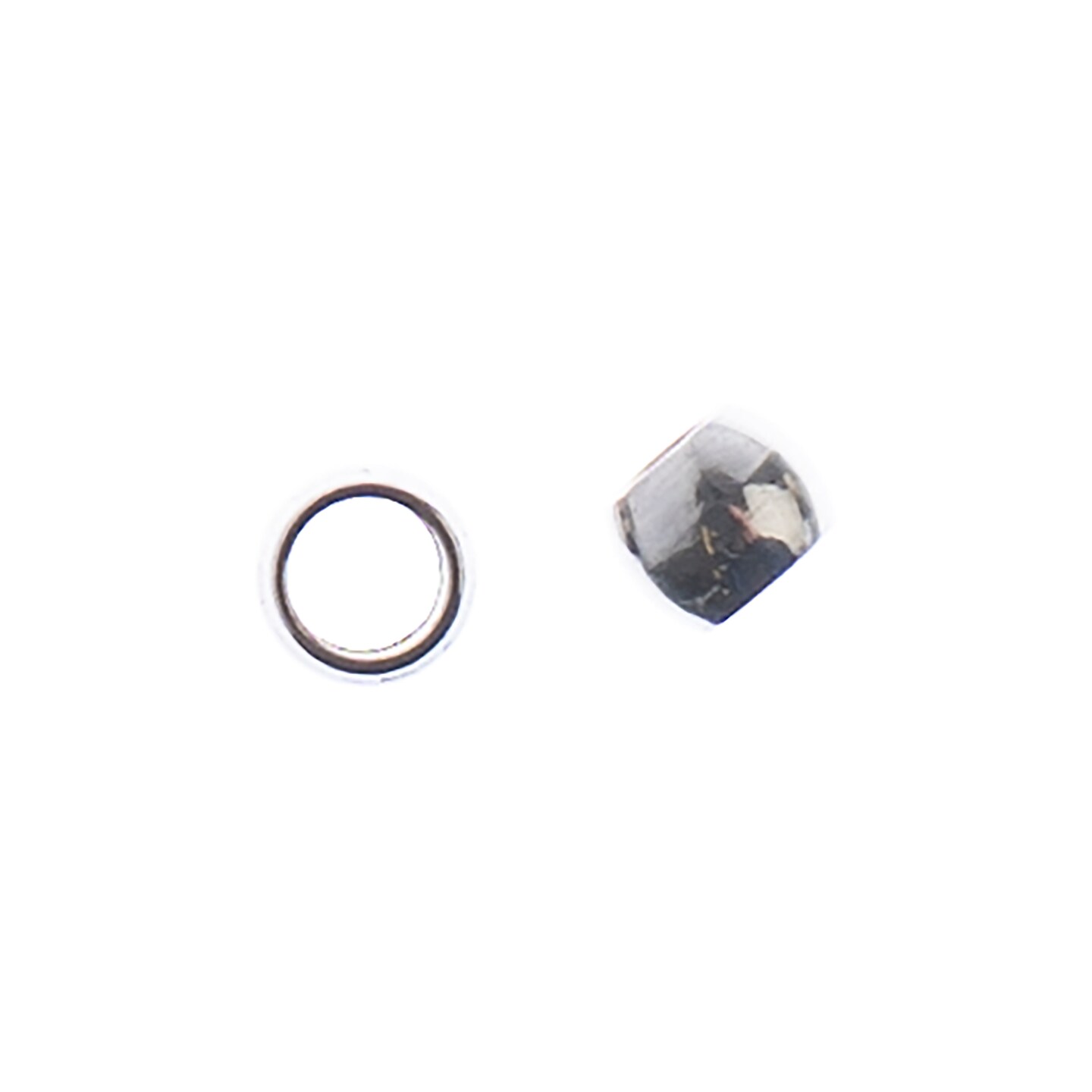 John Bead Stainless Steel Silver Crimp Beads