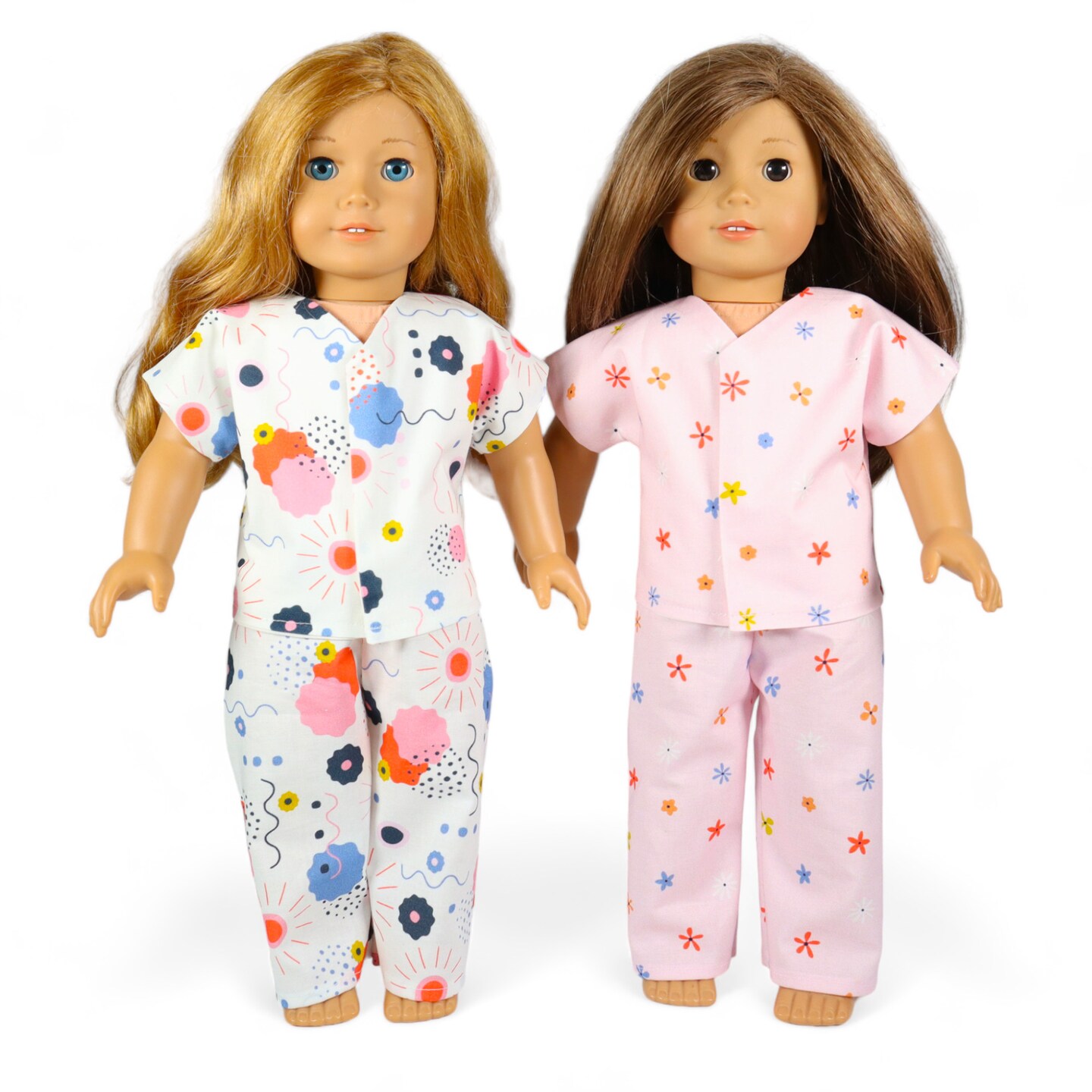 Crosscut Sewing Co.&#xAE; Doll Pajama Sewing Project Kit - Beginner Friendly DIY Sewing Kit