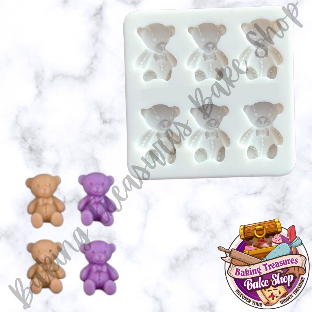 Sitting Bear Set Silicone Mold