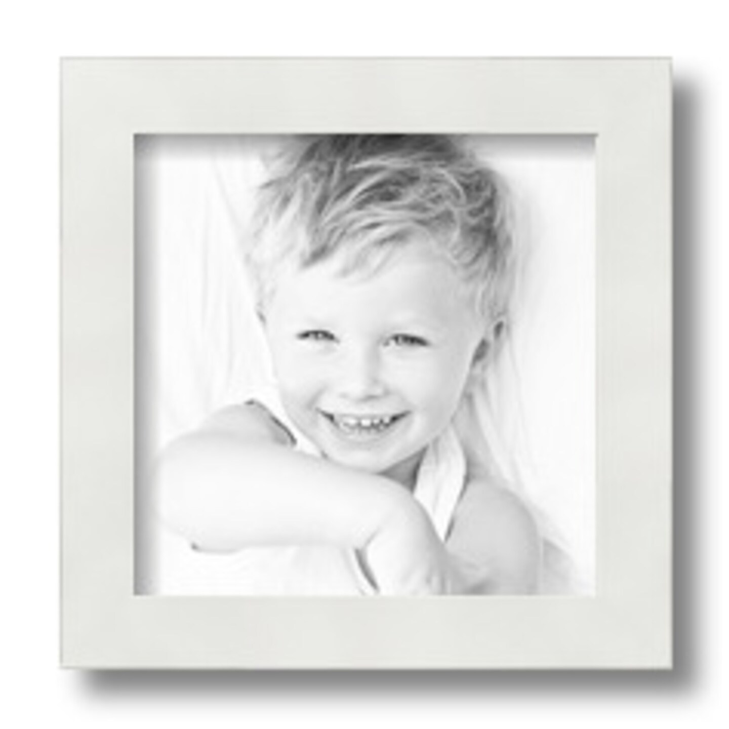 ArtToFrames 8x8 Inch Picture Frame, This 1.25 Inch Custom MDF Poster Frame is Available in Multiple Colors, Great for Your Art or Photos - Comes with Regular Glass and Corrugated Backing (A96DW)