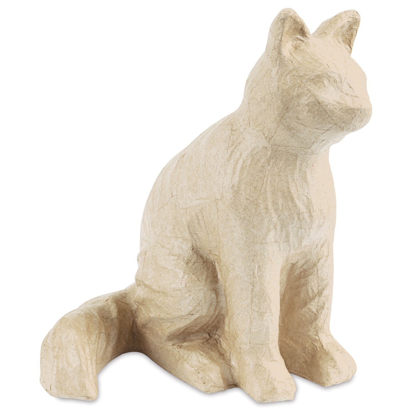 DecoPatch Large Paper Mache Animal - Sitting Cat