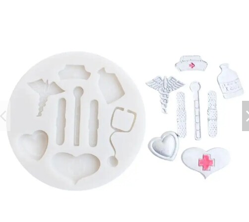 Nurse Themed Silicone Mold