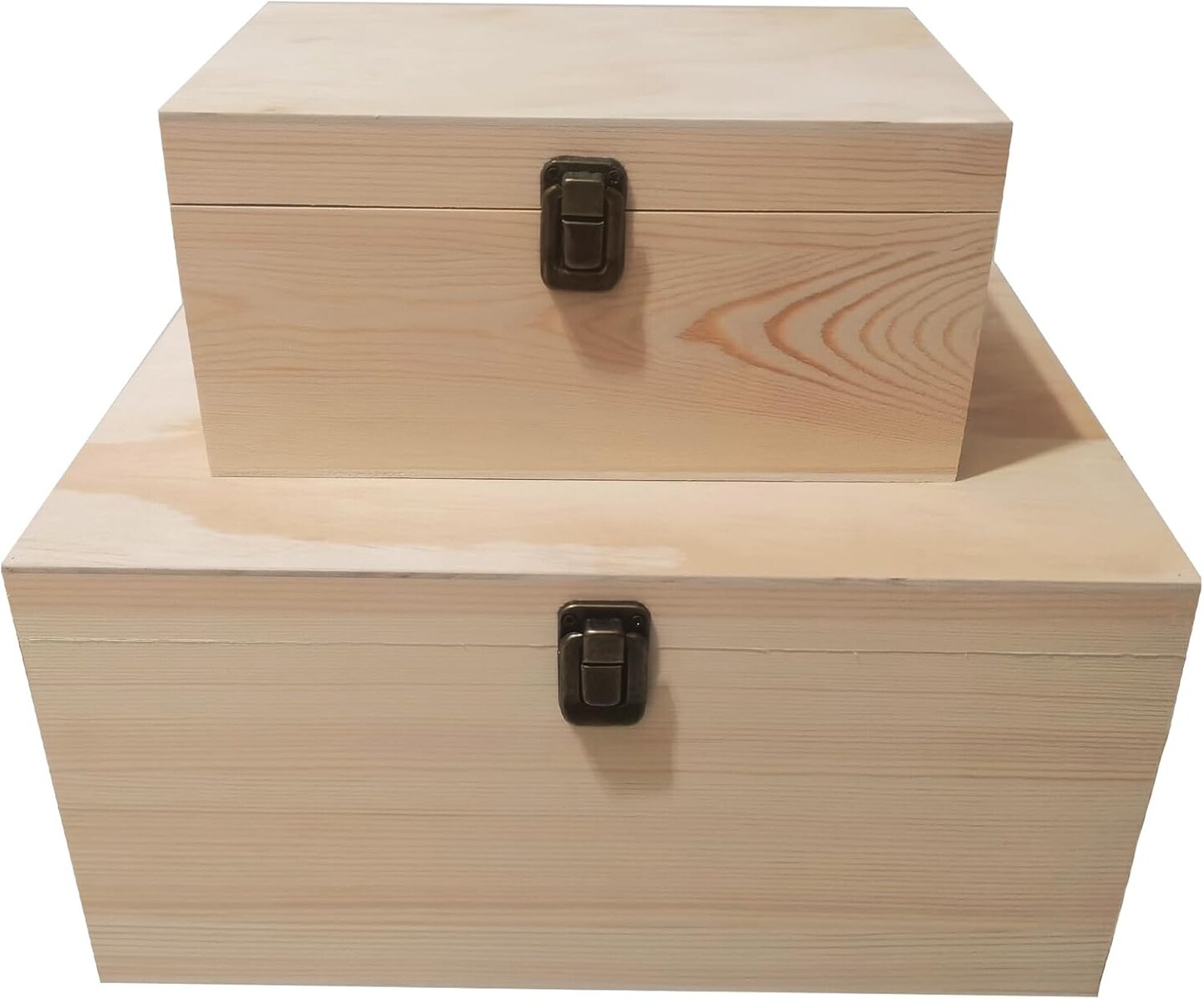 Natural Wooden Boxes for Crafts, Art &#x26; DIY Hobbies, Jewelry &#x26; Gift Boxes for Home Storage