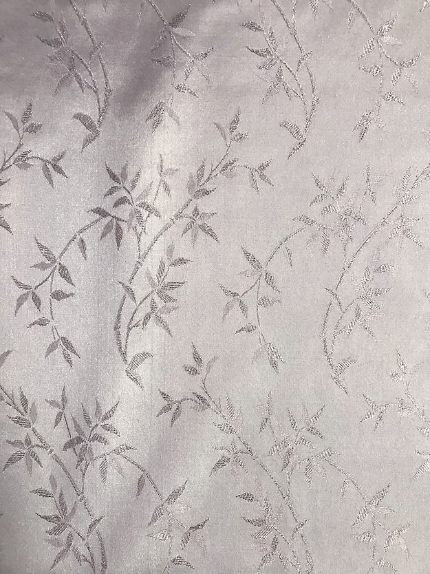 1 Yard Ice Pink Metallic Vine Brocade Fabric Polyester Rough Texture 58/59 Inches Width