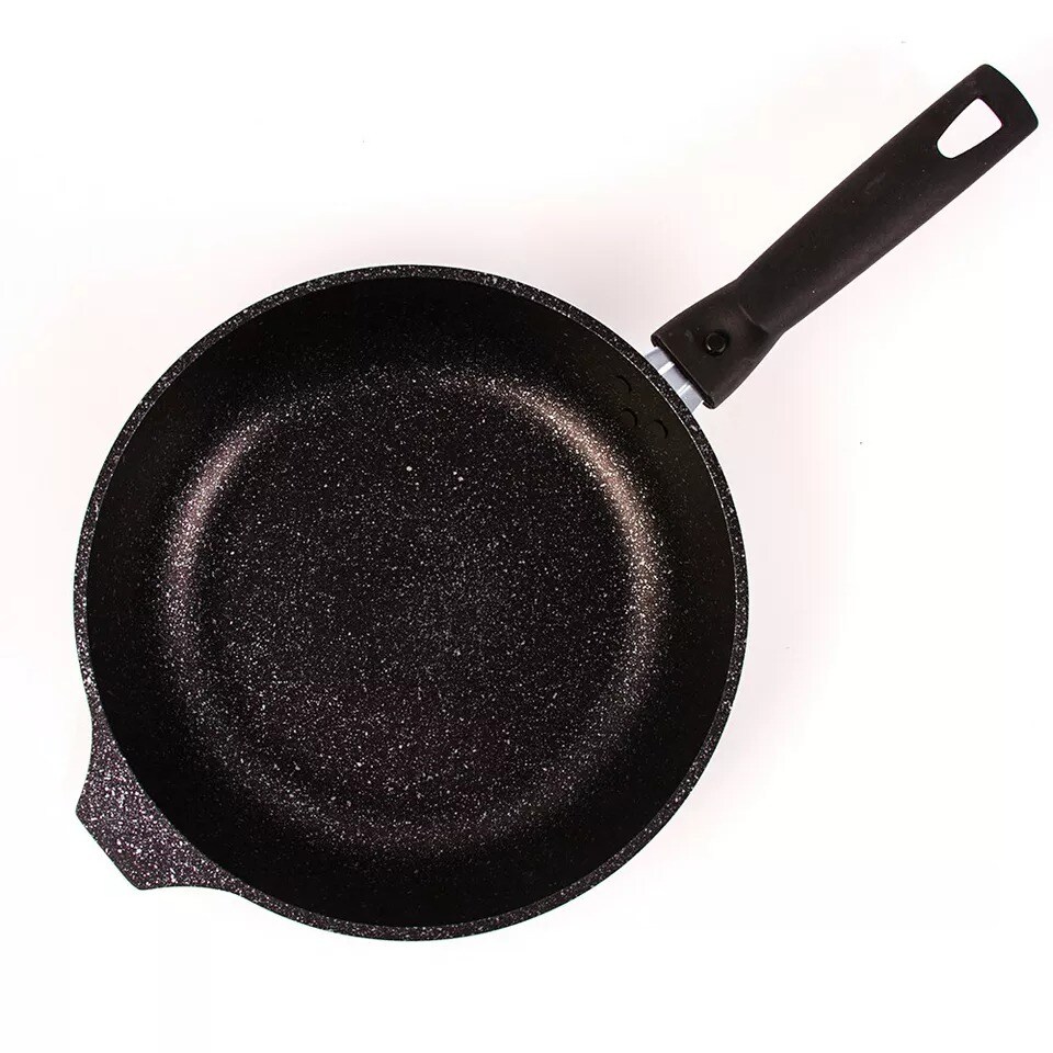 9.5&#x22; Thick Skillet Non-Stick Fry Pan with Removable Stay-Cool Handle Marble Coat