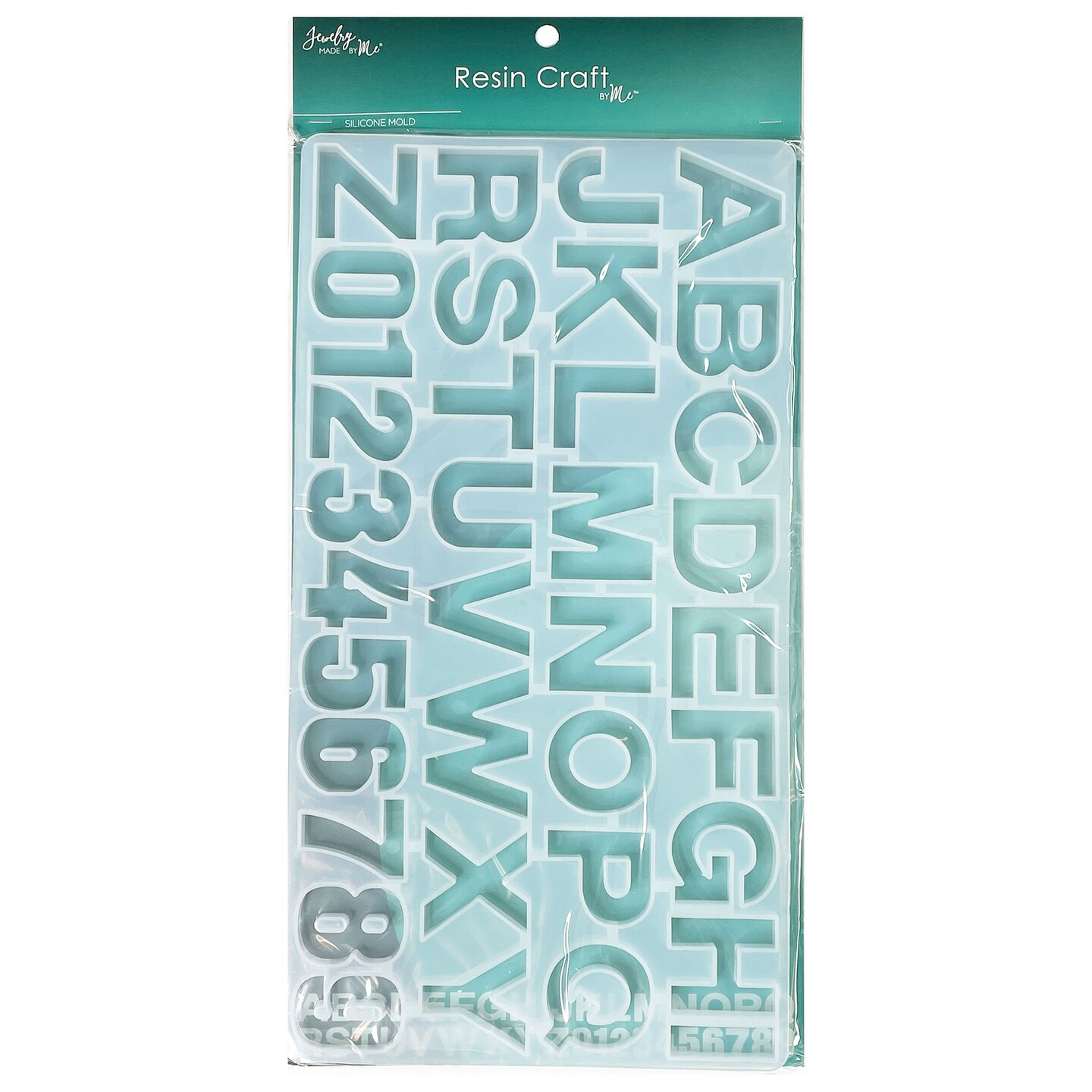 Resin Craft By Me&#x2122; Large Alphabet Silicone Mold