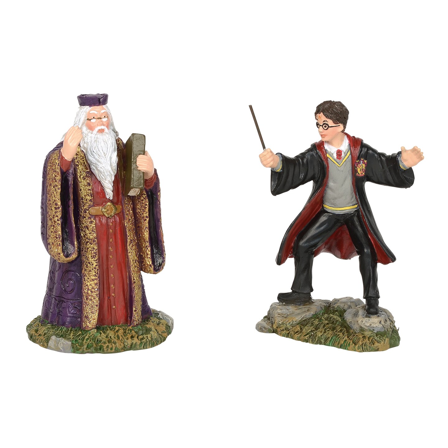 Department 56 Harry Potter Village Harry And The Headmaster Figurine 3in H