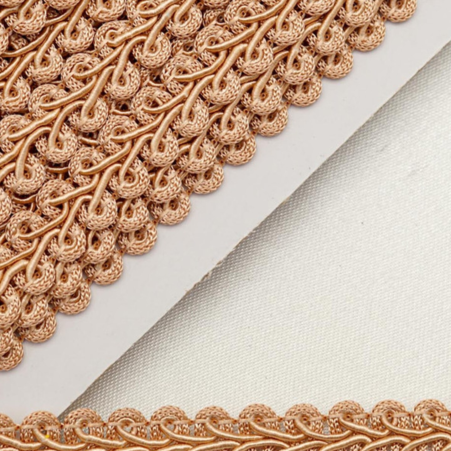 1/2&#x22; x 15 Yards Tan Gimp Braid 5 Packs Gimp Braid Trim