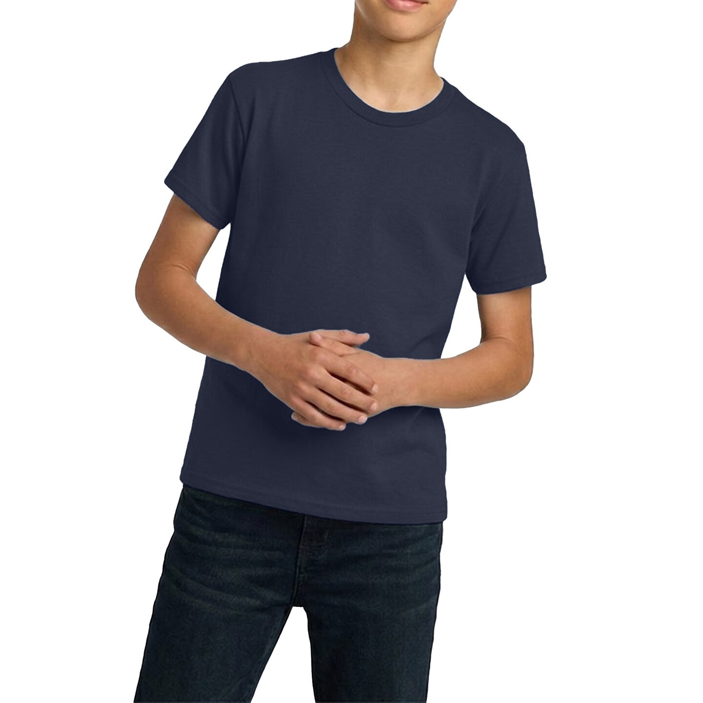 Gildan Youth Heavy Cotton T-Shirt, Plain Short Sleeve Craft & Print Ready