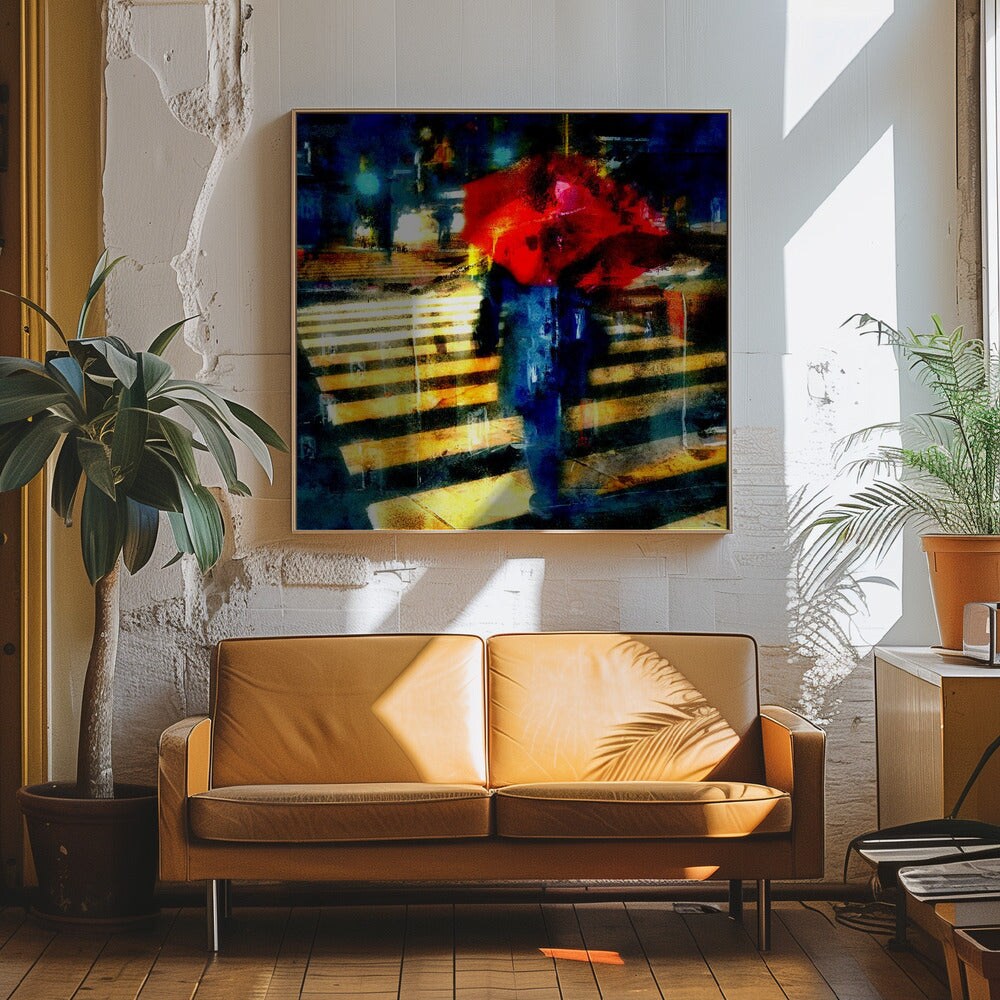 Passion for colors Square Canvas Art | Modern Home Wall Decor 24x24 Canvas - Corporate Office Art