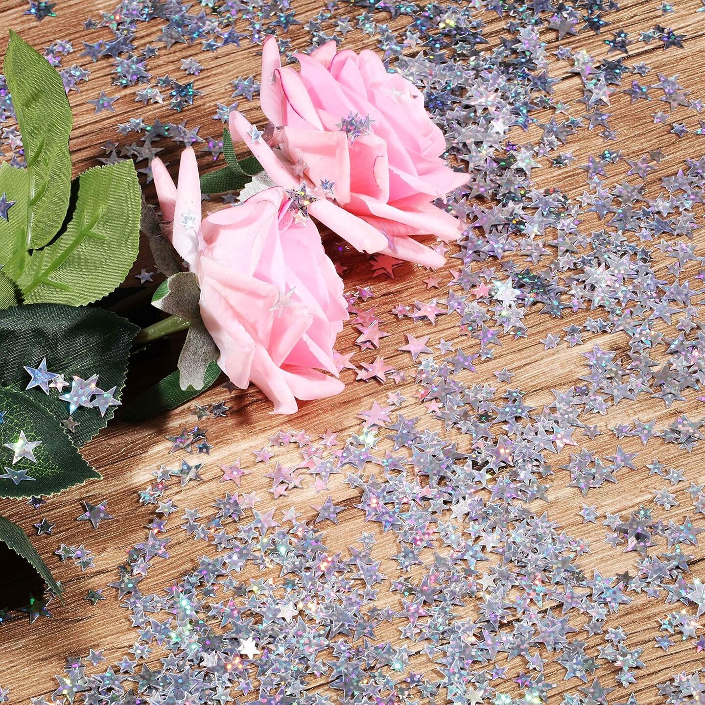 60g Star Confetti Glitter Table Confetti (Glitter Silver)