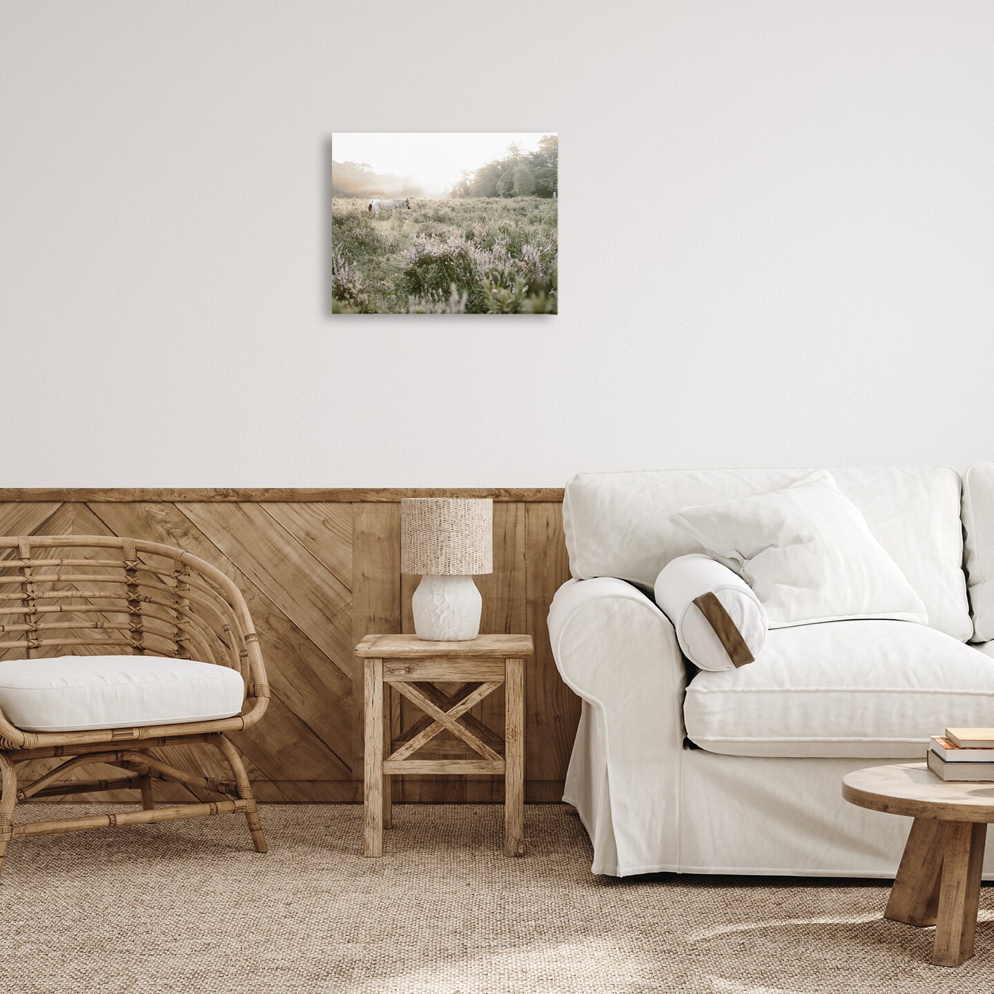 Stupell Industries Misty Sunset Horse Canvas Wall Art, design by Leah Straatsma